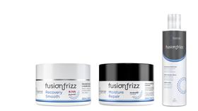 Fusion Frizz Recovery Smooth 250 ml + Moisture Repair 250 ml + Progressiva Orgânica 500 ml