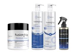 Fusion Frizz Shampoo 1 l + Condicionador 1 l + Miracle Recovery + Moisture Repair 500 ml
