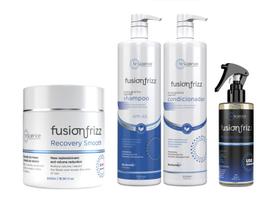 Fusion Frizz Shampoo 1 l + Condicionador 1 l + Miracle Recovery + Recovery Smooth 500 ml