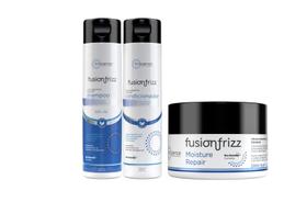 Fusion Frizz Shampoo 250 ml + Condicionador 250 ml + Moisture Repair 250 ml