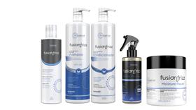 Fusion Frizz Shampoo e Condicionador + Miracle Recovery + Moisture Repair + Progressiva Orgânica