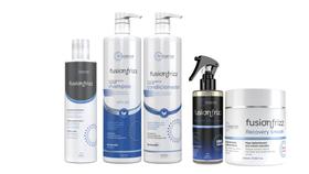 Fusion Frizz Shampoo e Condicionador + Miracle Recovery + Recovery Smooth + Progressiva Orgânica