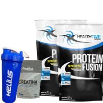 Fusion Health Time 2x2.1kg (4,2kg)+ Creatina 300g + Coqueteleira 700 ML