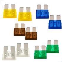 Fusíveis Médios Automotivos Kit Reposição 10 peças 12v Carro Padrão 7,5a 15a 20a 25a E 30a Fusíveis Médios Automotivos Kit Reposição 10 peças 12v Carro Padrão 7,5a 15a 20a 25a E 30a