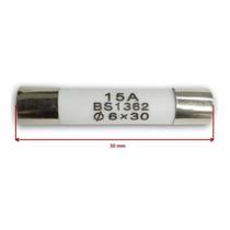 Fusível cerâmico microondas - Kit com 05 peças -15A -6x30 - 250v Fusível cerâmico microondas - Kit com 05 peças -15A -6x30 - 250v