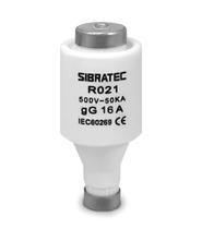 Fusível Diazed Retardado RO21 16A 500V 50kA Sibratec