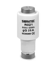 Fusível Diazed Retardado RO21 25A 500V 50kA Sibratec