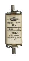 Fusível Eletromec retardado NH 00 20A 500V 100kA.