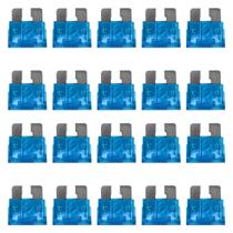 Fusivel Lamina Engate Medio 15A Azul 15 Amperes Automotivo Kit com 20 Unidades