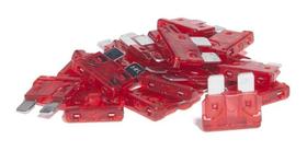 Fusível Lâmina Médio 10A - Pacote Com 20 Peças