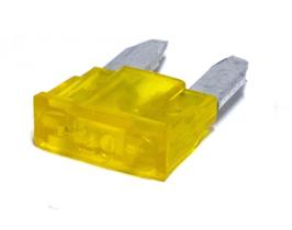 Fusivel lamina mini 20 amperes - pacote c/ 10 unidades