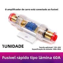 Fusível Modificado Para Áudio Automotivo 60A 100A, Conexão De Amplificador De Potência 12V, Fusível Modificado Para Áudio Automotivo 60A 100A, Conexão De Amplificador De Potência 12V,