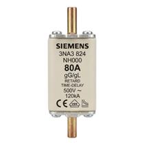 Fusível NH 000 Siemens 80A gG 500V Industrial 3NA3824