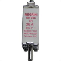 Fusivel Nh Negrini Ultra Rapido 00/ 36A Nh-00C-36/500Ur Fusivel Nh Negrini Ultra Rapido 00/ 36A Nh-00C-36/500Ur