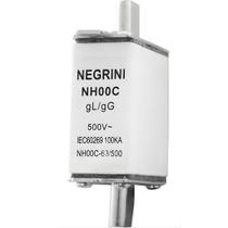 Fusível NH00 Retardado 63A 500V gG Negrini Industrial