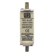 Fusível NH000 Retardado 80A GL/GG Weg Fusível NH000 Retardado 80A GL/GG Weg