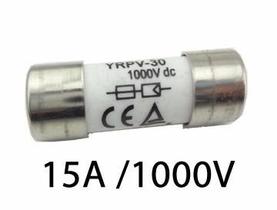 Fusível P/ Seccionadora DC 1000V / 15A 10x38 GPV Cx C/ 10un Fusível P/ Seccionadora DC 1000V / 15A 10x38 GPV Cx C/ 10un