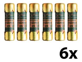 Fusivel Tipo Cartucho De Latão 30A /250V Porcelanas 6 Uni Fusivel Tipo Cartucho De Latão 30A /250V Porcelanas 6 Uni