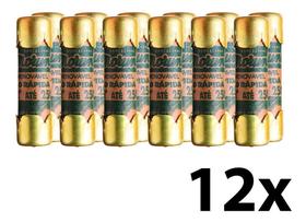 Fusivel Tipo Cartucho De Latão 60A /250V Porcelanas 12 Uni