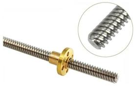 Fuso Trapezoidal Haste Rosca T8 300Mm Impressora Cnc 3D Fuso Trapezoidal Haste Rosca T8 300Mm Impressora Cnc 3D