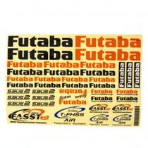Futaba adesivo decal sheet ebb1180 Futaba adesivo decal sheet ebb1180