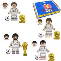 FUTEBOL brinquedo Melhor Coleção REAL MADRID Espanha 4 jogadores Blocos Montar Lestgo