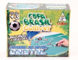Futebol De Botão Cristal Gulliver 2 Times Brasil x Argentina