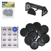 Futebol de botao super campeoes com 15 pecas na solapa - PLASHOME