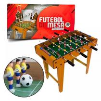 Futebol De Mesa Infantil Mini Pebolim Totó Com Placar Pés Marcador e 2 Bolinhas