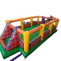 Futebol de Sabão com Rede 10x5M - Top Brinquedos