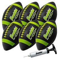 Futebol Franklin Sports Grip-Rite 100 crianças tamanho júnior x6