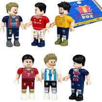 FUTEBOL Melhor Coleção Copa do Mundo 6 jogadores Blocos Montar Lestgo