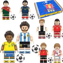 FUTEBOL Melhor Coleção Neymar 8 jogadores Blocos Montar Lestgo