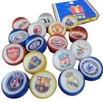 FUTEBOL MUNDIAL Bolinha Pula Pula 27 mm Melhor COLEÇÃO 17 Times internacionais sem repetição