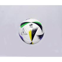 Futebol pu laminado sem costura numero 5 eur verde+roxo+amarelo