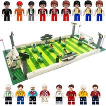 FUTEBOL TV Jogo Geek Melhor Estádio com 17 bonecos 445 peças Blocos Montar Letsgo