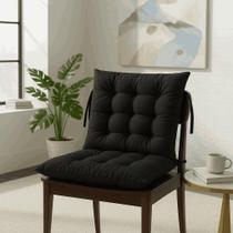 Futon Assento para Cadeira Oxford 40x40 Kit 4 ou Kit 6 Almofada Estofada Confortável