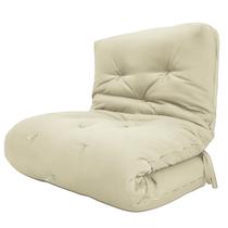 Futon Solteiro Dobrável Oriental Confort Plus Bege