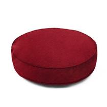 Futton Turco Redondo Veludo Animalle 45x45cm Vermelha Futton Turco Redondo Veludo Animalle 45x45cm Vermelha