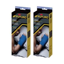 Futuro Munhequeira Noturna Ajustável para Dormir, Tala Noturna para Alívio da Síndrome do Túnel do Carpo, Almofadas Acolchoadas e Estabilizador Removível, Serve para Mão Esquerda ou Direita (Kit com 2) Futuro Munhequeira Noturna Ajustável para Dormir, Tala Noturna para Alívio da Síndrome do Túnel do Carpo, Almofadas Acolchoadas e Estabilizador Removível, Serve para Mão Esquerda ou Direita (Kit com 2)
