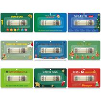 Fuyoooo 18 Juegos de Soportes para Tarjetas de Dinero de Navidad 12x7cm