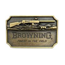 Fuzil de caça com fivela de cinto em liga metálica estilo Browning Fuzil de caça com fivela de cinto em liga metálica estilo Browning