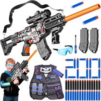 Fuzil de precisão automático Toy Gun KryptygenX com 200 dardos