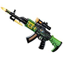 Fuzil que acende e faz barulho toys23602