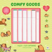 Fuzzy E Cute Capibaras - Livro De Colorir Com 6 Marcadores Fuzzy E Cute Capibaras - Livro De Colorir Com 6 Marcadores
