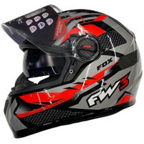 Fw3 gtx fox grafite com vermelho