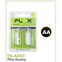 Fx-aak2 pilha alcalina aa c/2flex