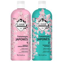 G.Hair Escova Japonesa Progressiva Tratamento Antifrizz (2 x Litro)