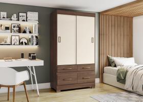 G. Roupa 2 Pts. Desliz. Castanho/OffWhite BE25 - Briz G. Roupa 2 Pts. Desliz. Castanho/OffWhite BE25 - Briz