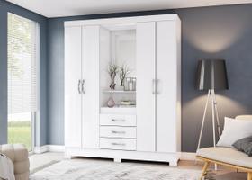 G. Roupa 4 Pts. 3 Gav. Branco/Rosa B24 - Briz